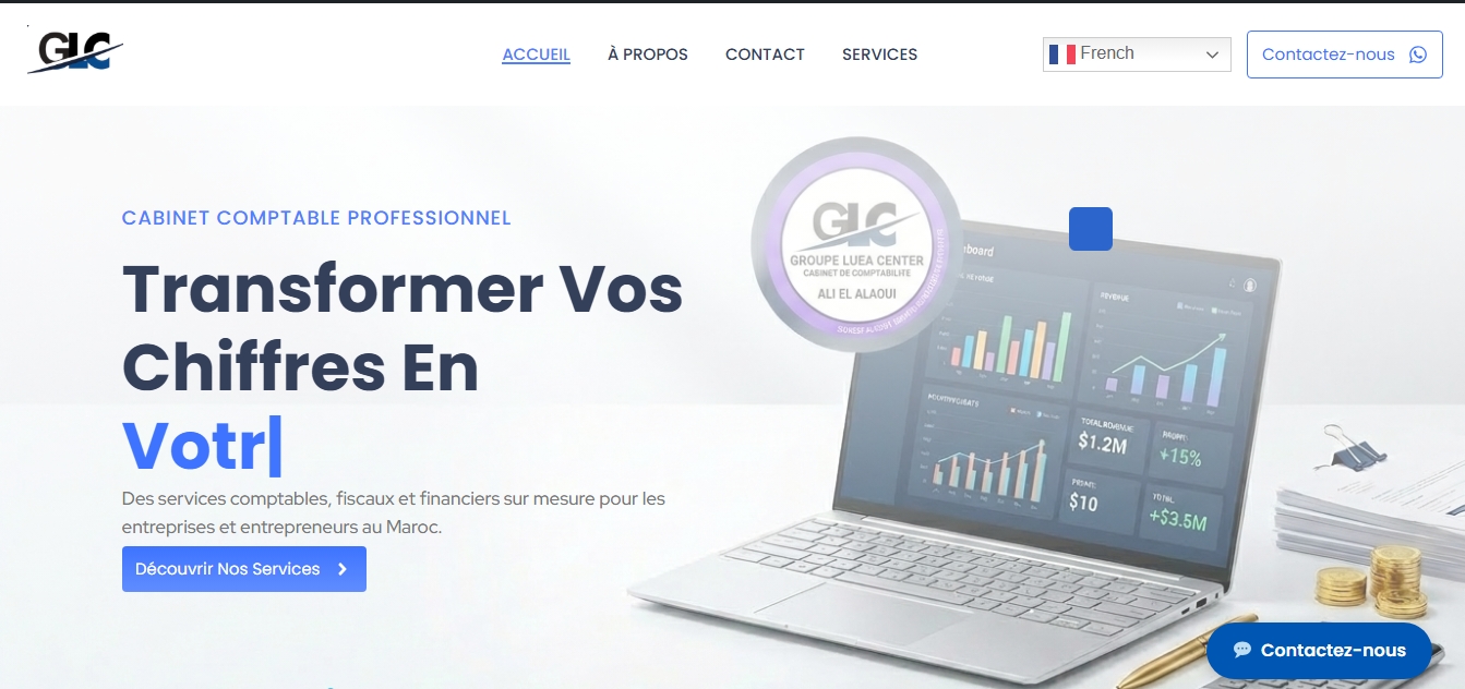 Luca Center website screenshot