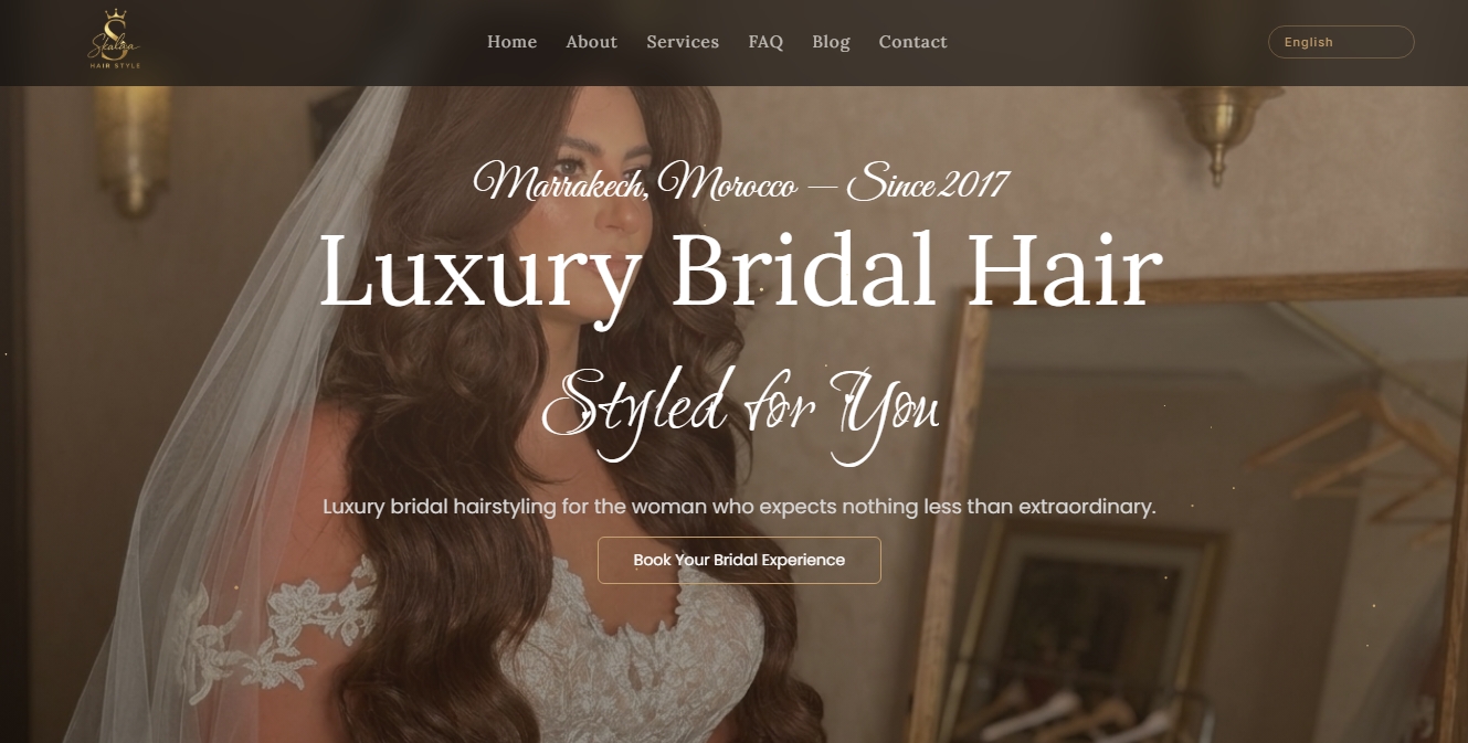 Skalaa Hair Style website screenshot